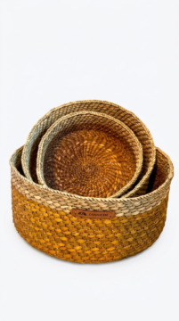 Janiuteo Yuvarlak Sepet Set